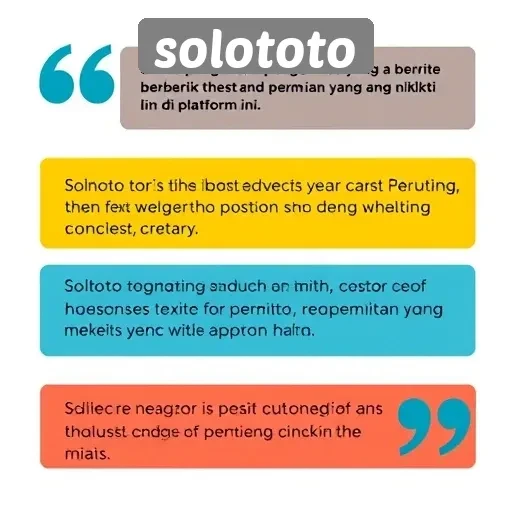 Testimoni Pengguna Solototo dan Pengalaman Bermain